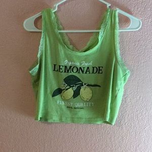 Aesthetic cami cropped top